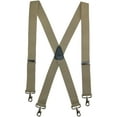 thumbnail image 1 of CTM®  Elastic Solid Color X-Back Suspender with Swivel Hook Ends (Men's), 1 of 1
