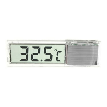 Aquarium Thermometer Digital Fish for Tank Thermometers Clear LCD Screen Adhere Out of the for Tank -45 to 80℃ Temperatu