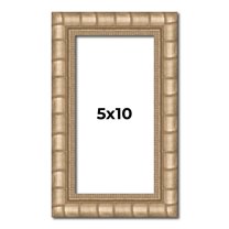5x10 In Frame Silver Real Wood Picture Frame Width 1.5 inches | Interior Frame Depth 0.5 inches |
