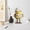 A56 A 12.6inx12.6in, variant on Easter Couple Led Light Up Yellow Hat Bird Figurines Cute Home Indoor Tabletop Decorations For Holiday Party Desktop Ornament 12.6"X12.6" Easter Decorations