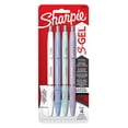 thumbnail image 1 of Sharpie S-Gel, Gel Pens, Medium Point (0.7 mm), Assorted Fashion Barrels, Black Ink, 4 Count, 1 of 5