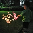 thumbnail image 6 of VALSEEL Decorative Lights Garden Lamp 20Pcs Flower Solar Orchid Lights, 6 of 9