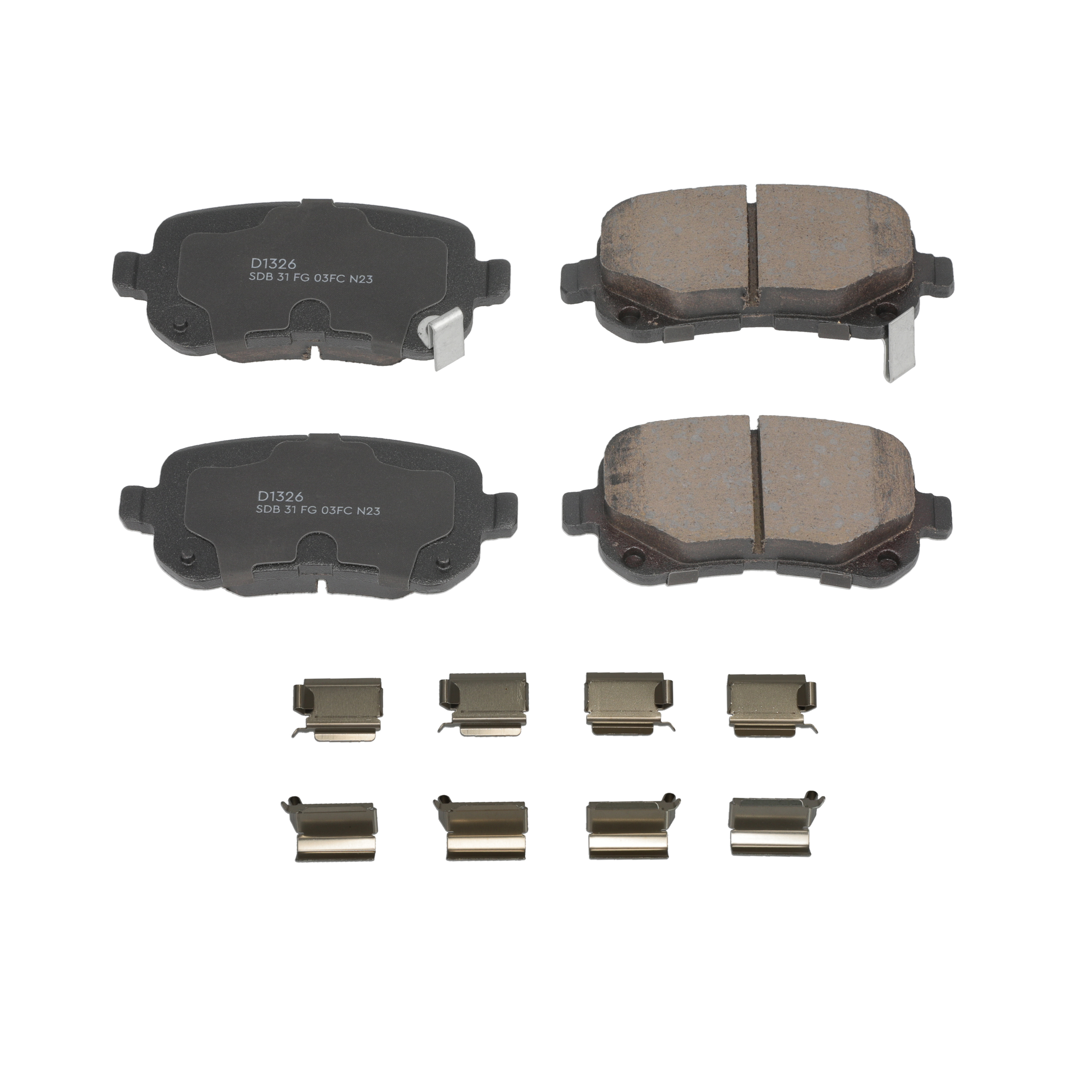 Winstop Brake Pad Set, Rear WS.1326.0.C, Dodge Grand Caravan 2012-2008