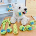thumbnail image 2 of Pet Chew Toy Dog Rope Ball Interactive Cotton Rope Dog Ball Toy Teeth Cleaning Toy for Small Medium Dog Juguetes Para Perro S3, 2 of 6