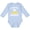 AE-Light Blue, variant on Inktastic Congrats My Aunt Graduated with Cap Boys or Girls Long Sleeve Baby Bodysuit