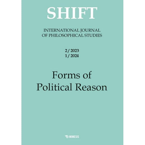 AA.VV. Shift. International journal of philosophical studies 2/2023 1/2024: Vol. 1 (Paperback)