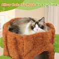 thumbnail image 6 of LHBCraft 88.6" Tall Cat Tree for Indoor Cats, Large Cat Tower with Luxury Cat Condo, Cat Tree Tower with Soft Cushion, Scratching Board, Plush Platform and Top Perch, 6 of 8