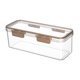 thumbnail image 5 of Contenedor para almacenar pasta, rectangular, hermético, apilable y transparente. L, 5 of 9