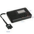 thumbnail image 2 of Jinsinto Rechargeable Portable Radio, FM AM SW Radio,(Black), 2 of 5