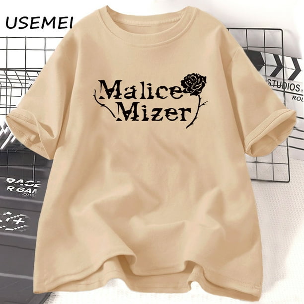 T-shirt Malice Mizer Rose Femmes Hommes Rock Musique Graphique T