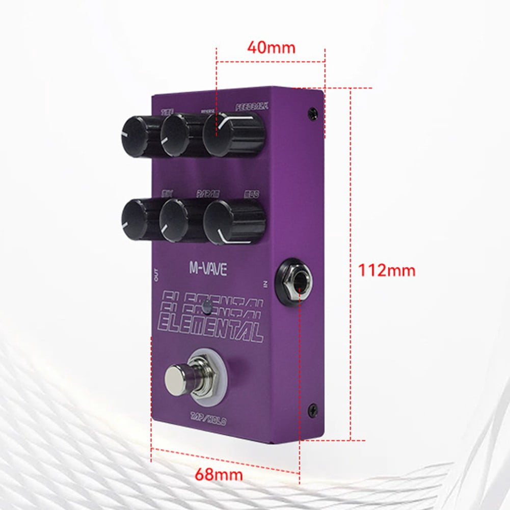 For M-vave Digital Delay Pedal 9Different Guitar Effect Supporr For TAP HOLDMode