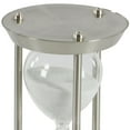 thumbnail image 5 of DecMode 7" x 12" Silver Metal Hourglass Sand Timer, 1-Piece, 5 of 9