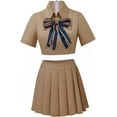 thumbnail image 2 of Horror  Megan Dress Doll Megan Crop Top Skirt Sailor Suit for Women Girls, 2 of 8