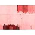 thumbnail image 1 of Ahgly Company Indoor Rectangle Solid Red Modern Area Rugs, 8' x 10', 1 of 4