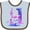 Blue and Chocolate, variant on Inktastic 1st Birthday Mermaid Tail Boys or Girls Baby Bib
