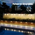 thumbnail image 3 of Hweilai Lampe Solaire pour Terrasse Extérieure 16 Pcs, 3 of 5