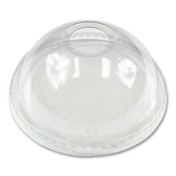 Boardwalk BWKPET912DOME 9-12 oz Pet Cold Cup Dome Lid, Clear - 1000 Count