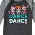thumbnail image 3 of LOL Surprise! - LOL Dance - Toddler And Youth Raglan Graphic T-Shirt, 3 of 6