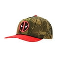 thumbnail image 2 of Marvel Deadpool Logo Camouflage Snapback Hat, 2 of 6