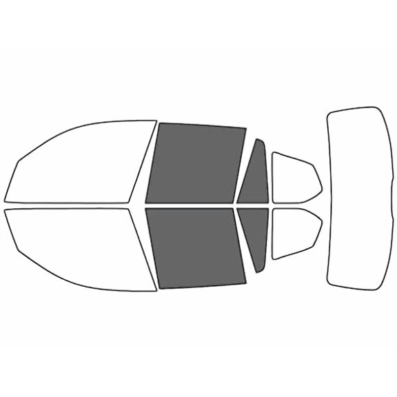 Avery Dennison NR Nano Ceramic IR Window Tint Kit Compatible with BMW X3 2011-2017 - Back Precut Kit