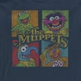 thumbnail image 2 of Men's The Muppets Character Panels Long Sleeve Shirt Navy Blue 2X Large, 2 of 4