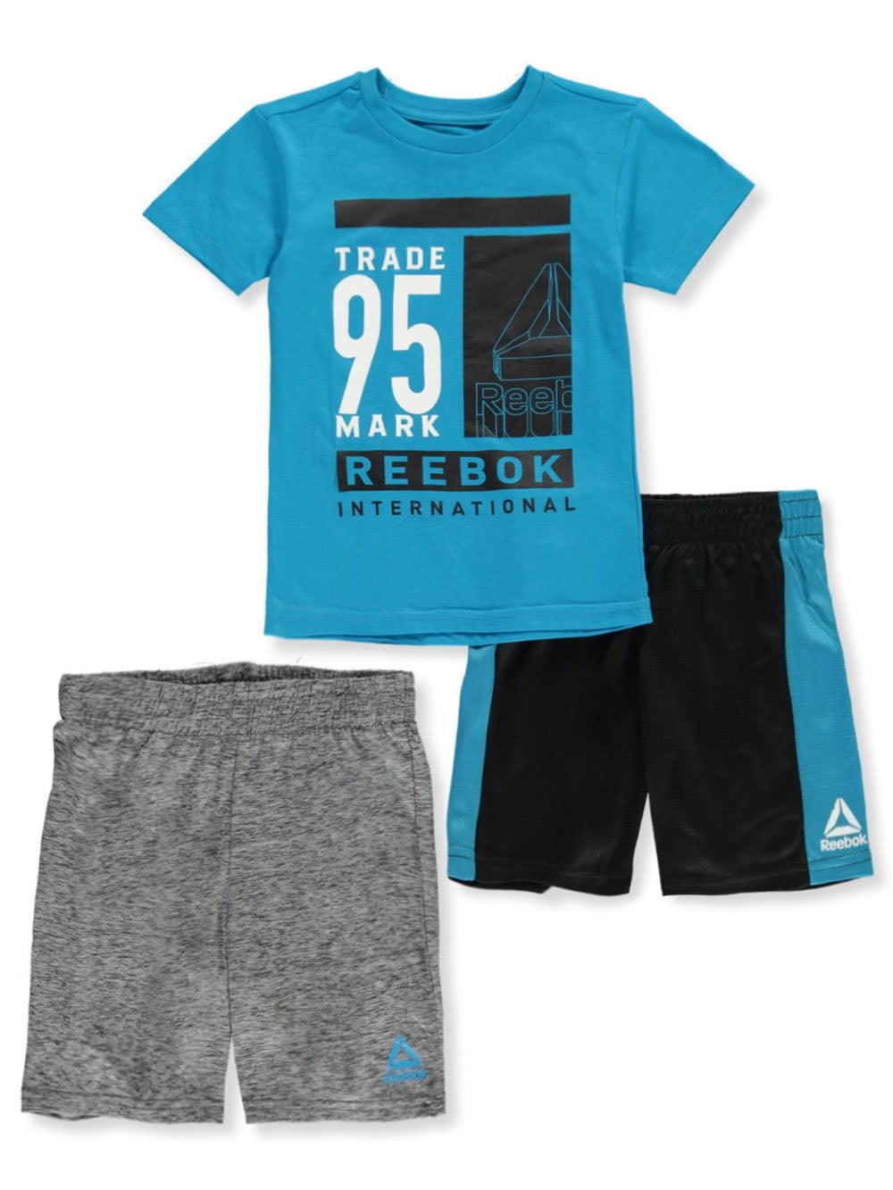 ages 3/4 4/5 5/6 7/8 13/14 Young Boys REEBOK T,shirt and Short set 