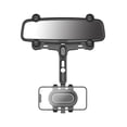 thumbnail image 1 of Soporte para teléfono con espejo retrovisor para automóvil que gira 360°, 1 of 9