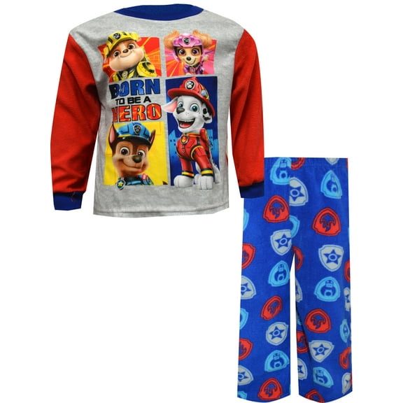 AME Sleepwear Boys Paw Patrol Born to be a Hero Fleece Infant Pajamas