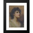 thumbnail image 2 of Luke Fildes 11x14 Black Modern Framed Museum Art Print Titled - A Reverie (1895), 2 of 5