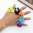 thumbnail image 2 of LIWEN LED Halloween Ring Lighting Effect Cartoon Vivid Finger Halloween Glowing Ring for Decoration, 2 of 8