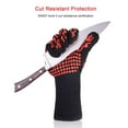 thumbnail image 2 of Somnr 1472℉ Heat Resistant BBQ Gloves, Food Grade Kitchen Oven Mitts - Oven Gloves with Cut Resistant, Silicone Non-Slip Cooking Hot Glove (1 Pair)(Flame red), 2 of 7