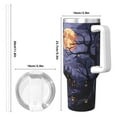 thumbnail image 4 of Sikiie Mystery House Halloween Night Insulated Stainless Water Bottle Lid Travel Mug Cup Insulated Tumblers Cup 40oz Ice Bully With Handle, 4 of 8