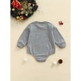 thumbnail image 4 of Kmbangi Baby?s Christmas Letter Printed Round Neck Long Sleeve Romper, 4 of 8