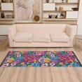 thumbnail image 2 of Yayeee Runner Rug for Bedroom 2'x6' Machine Washable Hallway Non Slip Mat, Charming Floral Pattern, 2 of 8