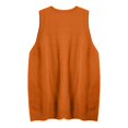thumbnail image 5 of Orange Cozy Pocket Sweater Vest Women Womens Sleeveless Sweater Vest V Neck Loose Knit Casual Flattering Tunic Top, 5 of 6
