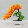 thumbnail image 7 of SPRING PARK Artificial Flower Plant Tree Potted Bonsai Fake Plants for Room Office Desk Decoration, 7 of 7