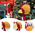 thumbnail image 2 of FVDPWYE Plush Animal Bird Headwear Chicken Costume Fancy Dress Headgear Rooster Hat Orange Yellow, 2 of 7