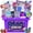 Galaxy - Purple, variant on Slime Kit for Kids, Mini Galaxy Ball Slime Making Kit with Glow in The Dark Stickers, Glitter, Beads & Charms – Creative DIY Craft Kit & Stress Relief Sensory Toy Gifts for Girls Ages 6-12