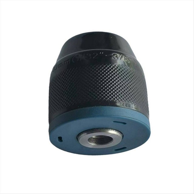 10 mm 3/8-24unf Portabrocas de Trinquete Autoblocante Manos para Taladro Portabrocas de Taladro Eléctrico Accesorios para Herramientas Eléctricas Negro y Azul