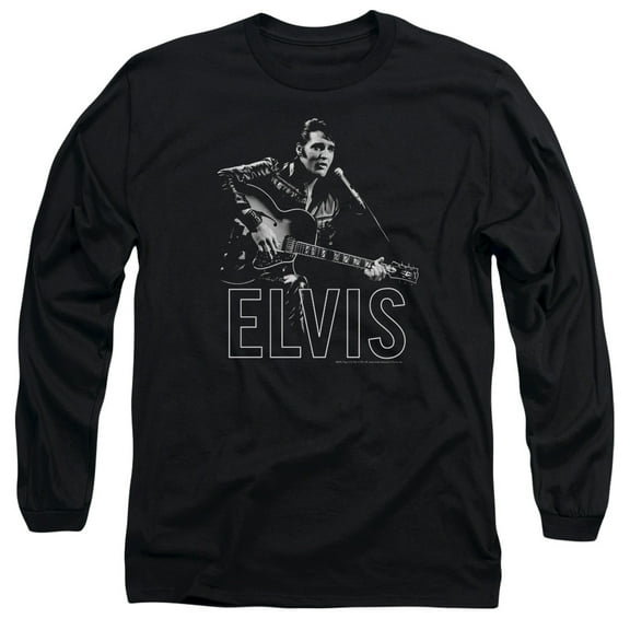 Elvis Presley - Guitar In Hand - Long Sleeve Shirt - X-Large