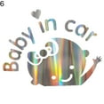 thumbnail image 2 of Walbest Car Atuo Body Window Colorful Laser Baby Reflective Sticker Warning Sign Decor Universal, 2 of 7