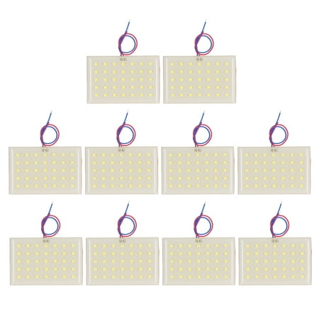 

10Pcs LED Lamp Bulb Board Panel 5W 3.2V 3.7V for Pillar Lawn Light Electron Component
