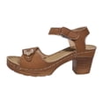 thumbnail image 5 of Platform High Heels Dressy Sandals for Women Ladies 2025 Trendy Leather Chunky Block Peep Toe Pumps Shoes, 5 of 7