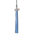 thumbnail image 3 of Class Act Graduation Graduation Tassel - 2022 - Silver Charm - 3 Color, Black / Columbia Blue / Silver, 3 of 9
