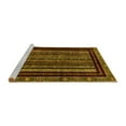 thumbnail image 2 of Ahgly Company Machine Washable Indoor Rectangle Abstract Yellow Modern Area Rugs, 2' x 5', 2 of 4