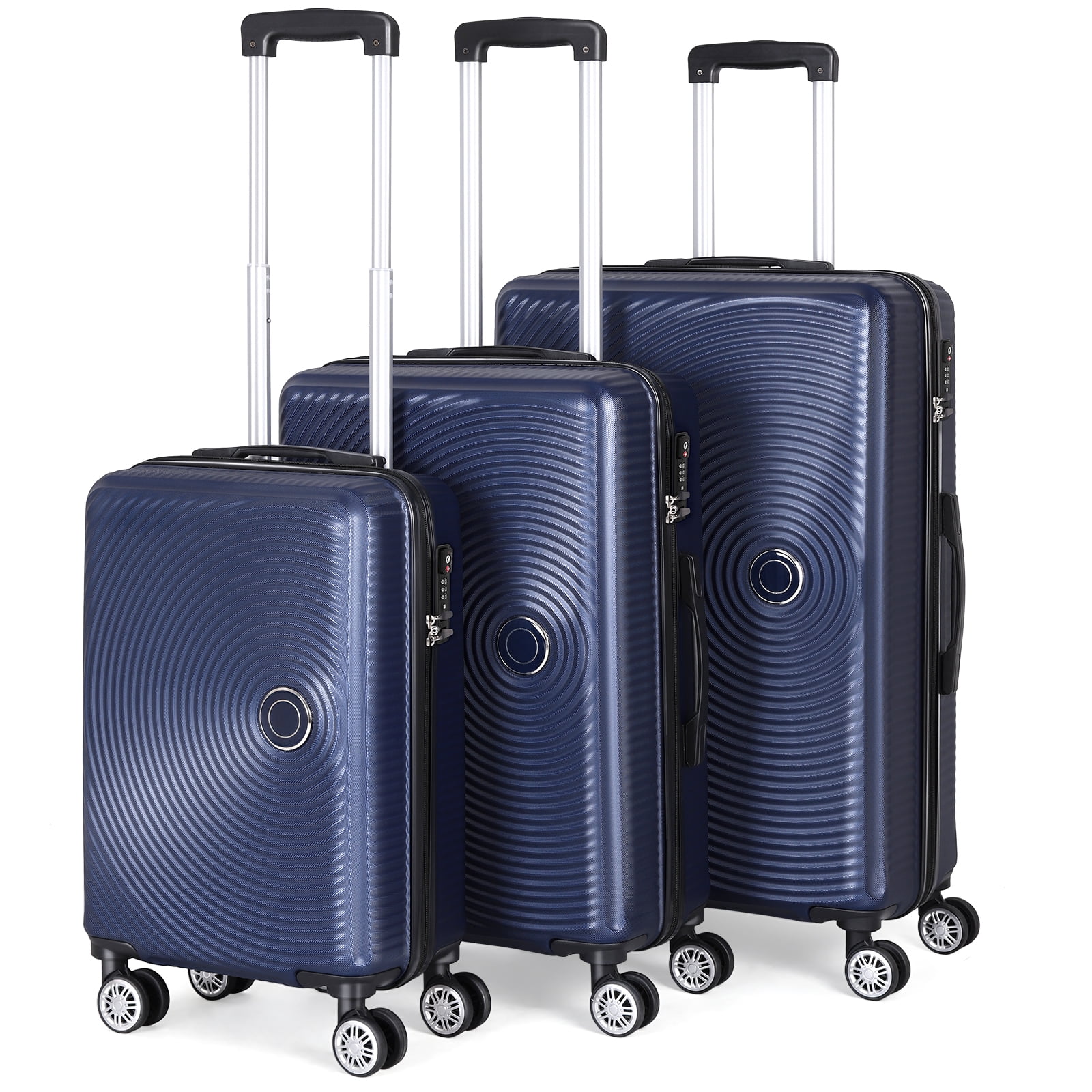 Hikolayae Oriental Collection Hardside Spinner Luggage Sets in Azure ...