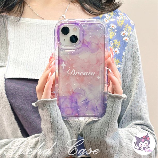 Para Redmi 12C 10C 10A 9C 9T 9A Note 12 11 11s 10s 9s 10Pro Xiaomi 11 Lite Poco M3 X3Pro NFC Ins Fantasy Fashion Purple Pareja AirBag Funda Suave TPU A Prueba De Golpes Cubierta Protectora