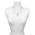 Delight Jewelry Silvertone Domed Psalm 4610 Silvertone Rope Charm