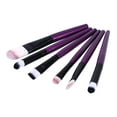 thumbnail image 2 of Juego de maquillaje de 20 piezas, base en polvo, sombra de ojos, delineador de ojos, pinceles cosméticos para labios (púrpura y negro), 2 of 6