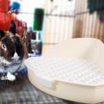 thumbnail image 3 of Orinal triangular de conejo, esquina, Animal PEQUEÑO, caja de arena para inodoro, bandeja para orinar de conejito, 3 of 7